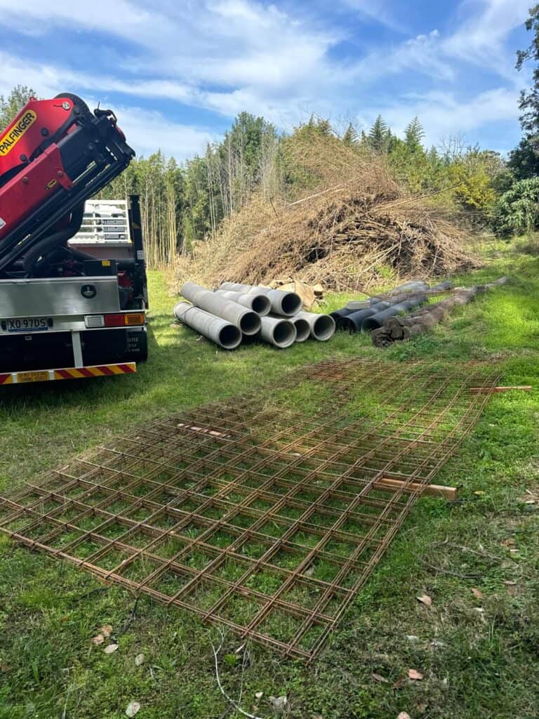 Delivering building materials to Central Cost NSW