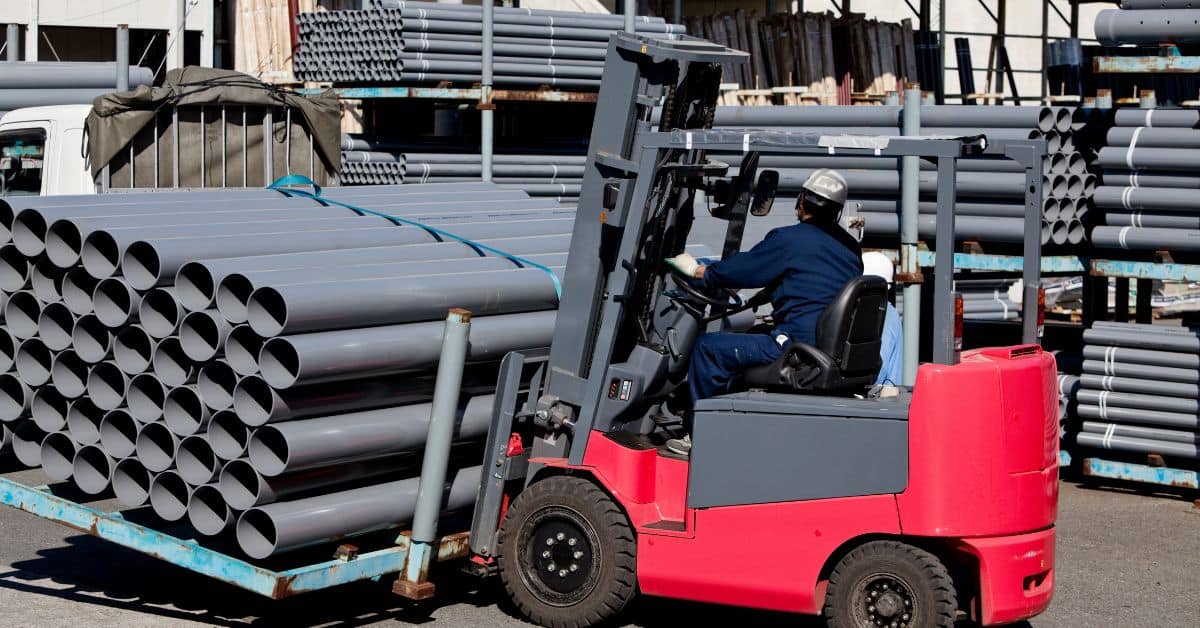 Install Factory Equipment Using a HIAB Truck