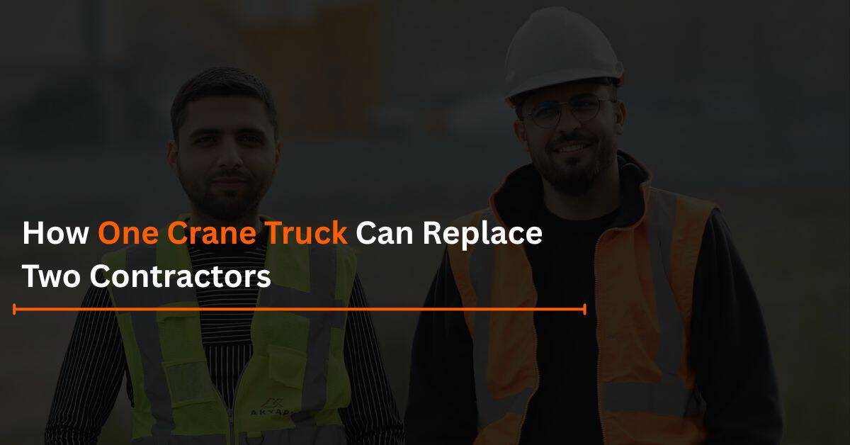You are currently viewing How One Crane Truck Can Replace Two Contractors