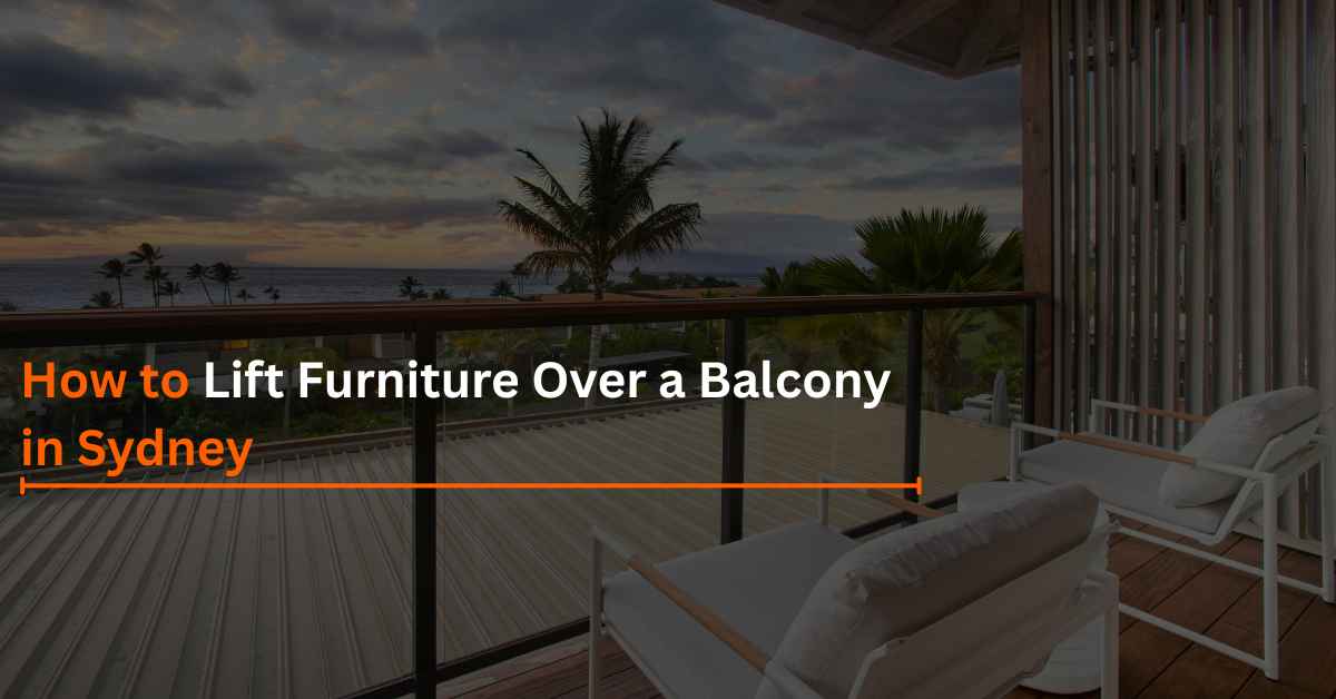 Lift Furniture Over a Balcony