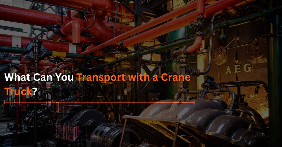 You are currently viewing What Can You Transport with a Crane Truck?
